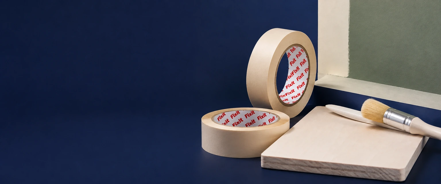 Cintas de pintor Fixit para enmascarar y preparar superficies.
